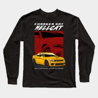 Charger SRT Hell Cat Car Long Sleeve T-Shirt